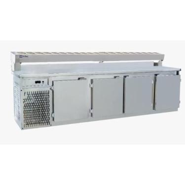Imagem de Balcão Serviço com Condimentador 2,90m Frilux Rf049 860L, 220V