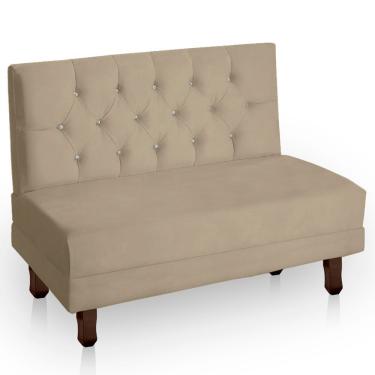 Imagem de Canto Italy Confortável Para Apartamento Cozinha E Restaurantes Suede Cor Bege Médio