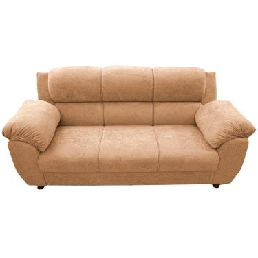 Imagem de Sofá 3 Lugares Cama Inbox Paris Com 202cm De Largura Caramelo