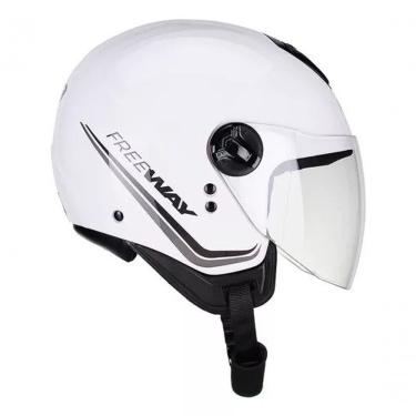 Imagem de Capacete Moto Aberto Peels Freeway Classic Branco Brilho 60