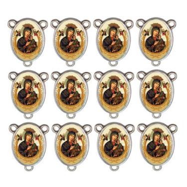 Imagem de 10 Entremeio Nossa Senhora Perpetuo Socorro Oval de Terços