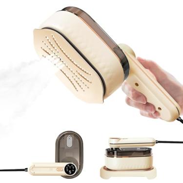 Imagem de S·K·G SOUKENGEN Vaporizador Dobrável Para Roupas, Ferro De Passar Portátil Viagem - 6 Modos Vapor Com Tela Led, Aquecimento Rápido 20 Segundos, Remove Vincos Roupas Portáteis, Camisas, Vestidos, Ter