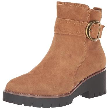 Imagem de Blondo Bota Dagger Fashion Impermeável Feminina, Camurça Cognac, 6.5