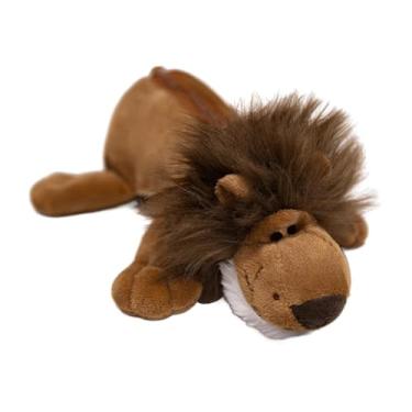 Imagem de Ｂｅｓｇａ Estojo de pelúcia para lápis, porta-canetas criativo, decorativo, com zíper, para mesa, com animais, para meninas e crianças, Leão