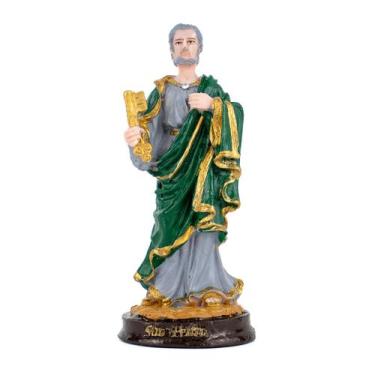 Imagem de Escultura São Pedro 15 cm em Resina - Lua Mística - 100% Original - Lo
