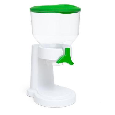 Imagem de Dispenser Transparente com Botão Giratório e Suporte Branco  1,4L - St