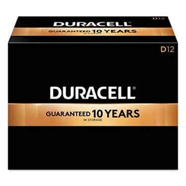 Imagem de Duracell Pilhas alcalinas CopperTop com tecnologia Duralock Power Preserve D 12/Box (MN1300)
