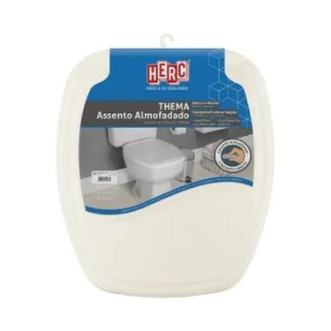 Imagem de Assento sanitario tampa para vaso incepa thema almofadado - HERC, Bran