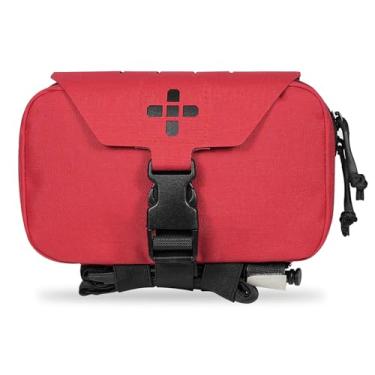 Imagem de lonloke Ifak Pouch-Rapid Deployment Tactical MOLLE Kit de Trauma Bolsas, Kit de Primeiros Socorros Médicos de Liberação Rápida Organizador com Identificação Imediata Vermelha para Atividades de