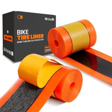 Imagem de Forro de pneu de bicicleta CNC, forro de pneu à prova de perfuração de mountain bike (largura 80 mm), protetor plano de tubo interno de bicicleta - autoadesivo compatível com pneus MTB 16/20/24/26