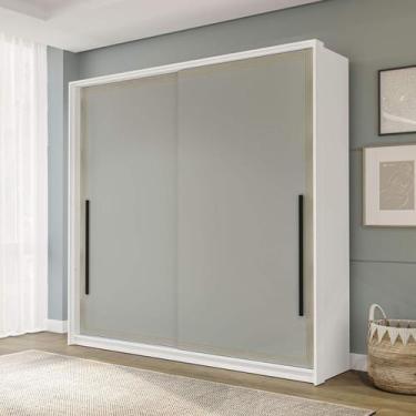 Imagem de Guarda Roupa 180,1cm com 2 Portas de Correr e 2 Gavetas 240835 Valênci