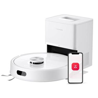 Imagem de Roborock Q7 M5: Aspirador Robô e Esfregão, 7 Semanas sem Esvaziar, Sucção de 10000Pa, Sistema Anti-Emaranhamento Duplo