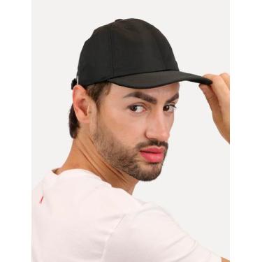 Imagem de Boné Ellus Masculino Easa Outline Logo Preto, UN