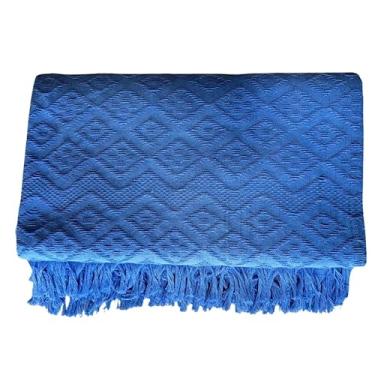 Imagem de Manta Pra Sofá 2,30 x 1,80 Gigantes Tipo Capa Sofá Algodão(Azul Bebe)