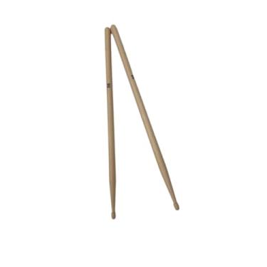 Imagem de Kokiya 1 par de baquetas de bateria confortáveis, antiderrapantes, profissionais, conjunto de baquetas de madeira para bateria eletrônica, percussão acústica, 5b Cor de Madeira