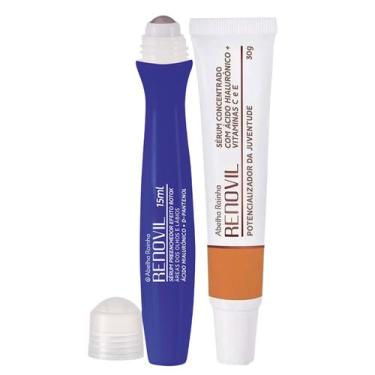 Imagem de Kit Renovil Sérum Juventude Vitamina C 30g + Sérum Preenchedor Olhos e