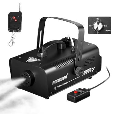 Imagem de Máquina de neblina de 1000 W com temporizador, controle remoto sem fio e manual - ideal para Halloween, festas, apresentações de palco, shows e clubes