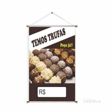 Imagem de Banner pronto Bombom BA 133 medida 45x70 cm arte pronta