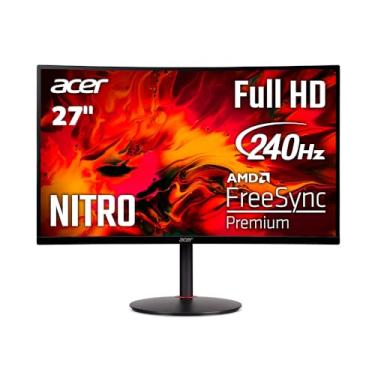 Imagem de acer Monitor de jogos Nitro 68.6 cm 1500R Curvo Full HD PC | AMD FreeSync Premium | 240Hz | 1ms VRB | Alto-falantes | HDR10 | ErgoStand | Compatível com montagem VESA | 1 x DP 1.4 e 2 x HDMI 2.0 |