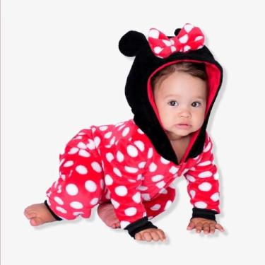 Imagem de Macacão Kigurumi Baby Minnie Mouse 1 Ano
