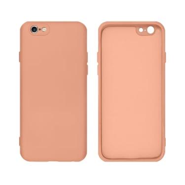 Imagem de Capinha Compativel com iPhone 6 / 6S Com Proteção de Câmera em Silicone com Interior Aveludado