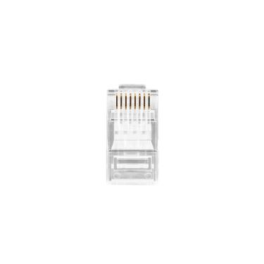 Imagem de Conector CONEX 1000 RJ45 Cat5e c/ 50 un. Transparente Intelbras