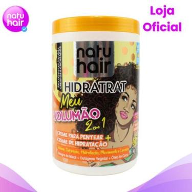 Imagem de Creme Para Pentear 2 em 1 Meu Volumão Natuhair 1KG - Natuhair Cosmétic