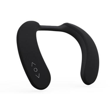 Imagem de HGHOHG Alto-falantes de pescoço sem fio – som surround 3D e design ergonômico, tempo de reprodução 24H, estilo moderno para academia/viagem, casa, escritório e atividades ao ar livre