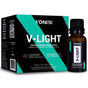 Imagem de Vitrificador De Farol V-Light 20ml Recupera E Protege Plástico Vonixx