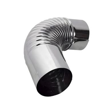 Imagem de Curva Chaminé Inox Ø 110mm Cano Joelho 90º Fogão Lenha N°1 - Hedlund