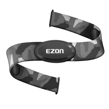 Imagem de EZON C009Pro Pulseira peitoral para monitor de frequência cardíaca com ANT+/Bluetooth, à prova d'água 3ATM, design ajustável para corrida, ciclismo, academia, compatível com aplicativos Polar/Strava