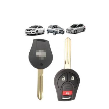 Imagem de Capa Carcaça Da Chave Niss Versa March Tiida Sentra 3 Botões