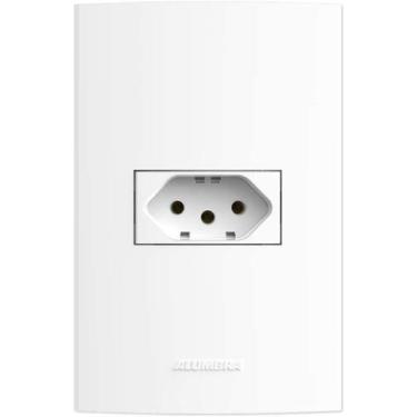 Imagem de Conjunto Tomada 10a 4x2 2p+t Branca Inova Pro 85055 Alumbra