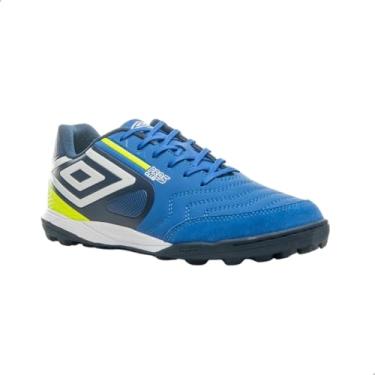 Imagem de Chuteira Futebol Society Umbro Pro 5 Bump Club Cor:Azul;Tamanho:44