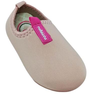 Imagem de Sapatilha Meia Slip On Bebê Molekinha Infantil Feminino Lycra Viena, R