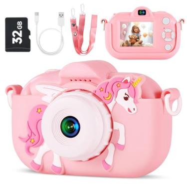 Imagem de Câmera infantil YEEHAO 48MP de lente dupla digital para crianças de 3 