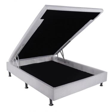 Imagem de Base Baú Physical Branco Casal (138x188x25) - Ortobom