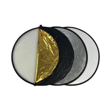 Imagem de Refletor De Fotografia Mini Portátil 60/80/110cm 5-em-1 Placa Macia Il