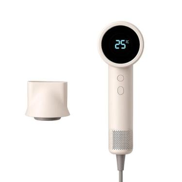 Imagem de Secador Profissional Íon Antifrizz 110000rpm Com Display Digital Leve 