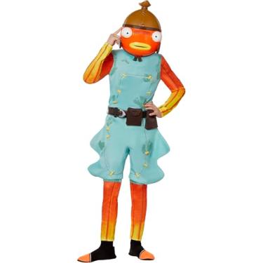 Imagem de InSpirit Designs Fortnite Fishstick Youth Costume Orange, L