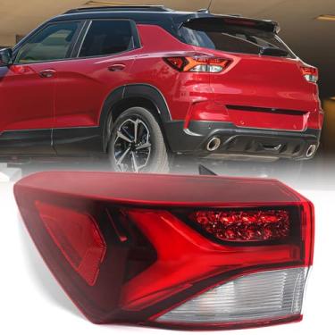 Imagem de FIONE Luz traseira de LED compatível com Chevy Trailblazer ACTIV|RS 2021 2022 2023 Lâmpada de freio traseira traseira LH GM2804148 lado esquerdo do motorista