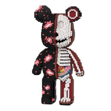 Imagem de Conjunto de blocos de construção DAHONPA Animal Graffiti Skeleton Bear