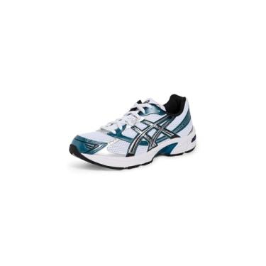 Imagem de ASICS Tênis esportivo unissex Gel-Terrain, Branco/azul-petróleo Restful, 12 Women/10.5 Men
