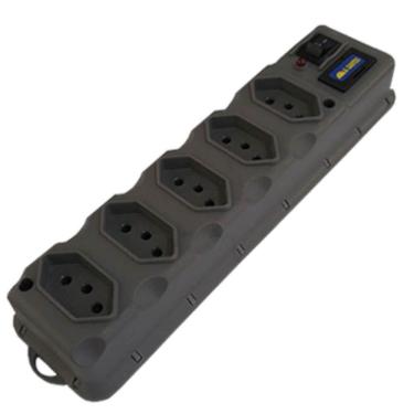 Imagem de Filtro De Linha 5 Tomadas Com Fusivel Protetor - 3045 - A Santos