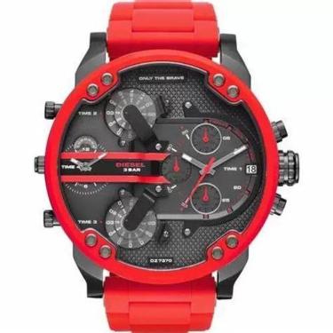 Imagem de Relógio Masculino Diesel Dz7370 Vermelho  -Jss