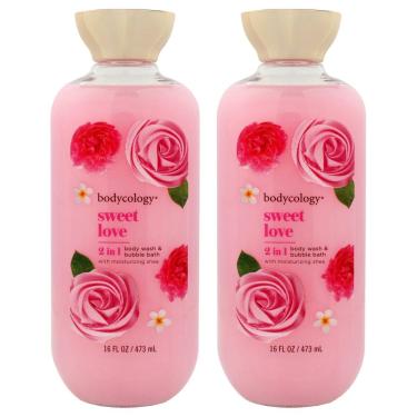 Imagem de Sabonete líquido e banho de espuma Bodycology Sweet Love, pacote com 2 unidades