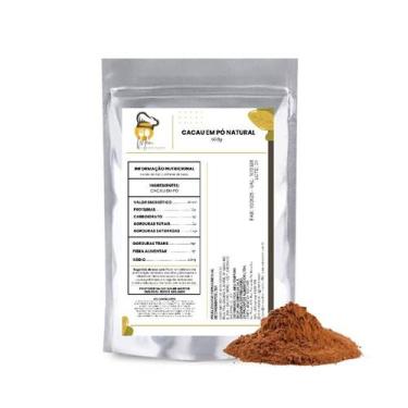 Imagem de Cacau em Pó Alcalino 100% Puro  Sabor Intenso e Cor Escura - Meu tempe