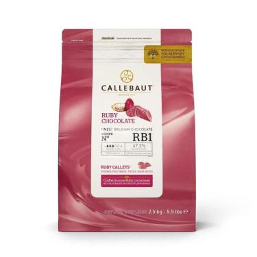 Imagem de Chocolate Gotas Ruby 47,3% RB1 2,5kg - Callebaut