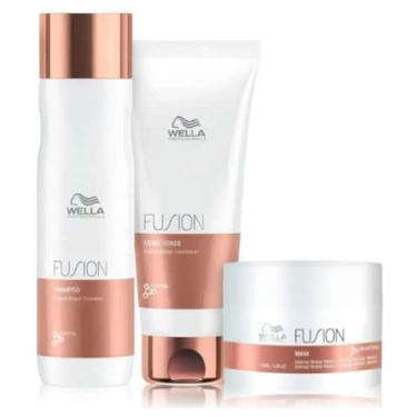 Imagem de Kit Wella Pro Fusion - Shampoo 250ml E Condicionador 200ml E Máscara 1