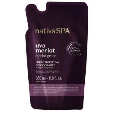 Imagem de Refil Loção Nutritiva Desodorante Nativa Spa Uva Merlot 350ml - O Boti